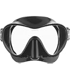 Masque De Plongée SEAC Ajna Sans Cadre - Large Vue, Jupe Silicone 100% Pour Plongée Mixte
