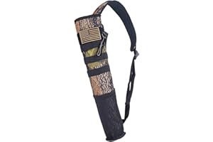 RZAHUAHU Archery Arrow Quiver for Arrows Holder Adjustable Hip and Back Bow Hunting and Target Practicing Accessories with Molle Tactical System for Kids and Adults Shooting Storage Arrow Bags