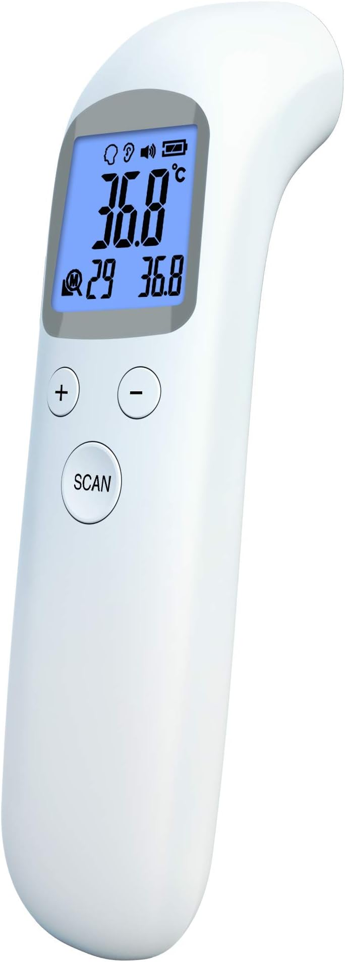 Forehead Thermometer –Instant Accurate Reading，HD LCD Display, Suitable for Baby Infant Toddler and Adults, Indoor, and Outdoor Use