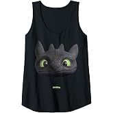 DreamWorks Dragons Toothless Night Fury Big Face Costume 3D Tank Top