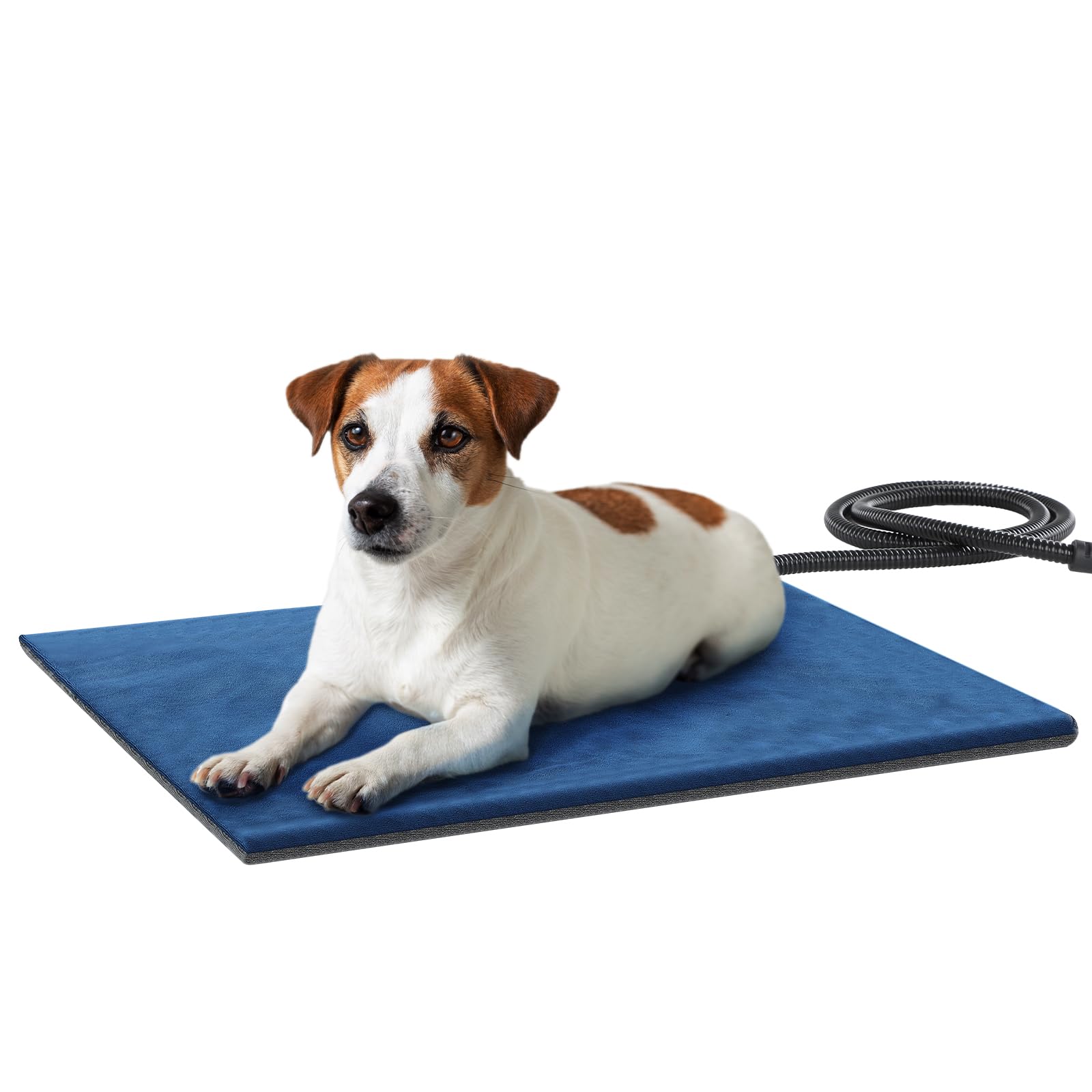 Photo 1 of Pecute Pet Heating Pad, Dog Heating Pad with Chew Resistant Cord, Waterproof Layer, Warming Cat Heating Pad, Indoor Pet Heating Pads for Dogs Cats, Auto-Off, with Washable Cover, 19.7" x 15.7"