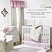 Metallic Gold Confetti Dot Print Fitted Crib Sheet - 100% Cotton Baby Girl Geometric Polka Dot Design Nursery and Toddler Bedding