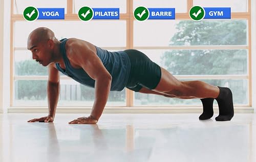 OUSITAID 4 Pack Pilates Yoga Non Slip Skid Socks - Ballet