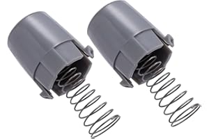 HISPKNIX AGM73610701 Magnetic Washer Door Plunger & Spring Kit (2-Pack) - LG/Kenmore Compatible Replacement Parts
