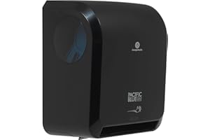 Pacific Blue Ultra 8" High-Capacity Automated Touchless Paper Towel Dispenser by GP PRO (Georgia-Pacific); Black; 59590; 12.9" W x 9" D x 16" H; 1 Dispenser