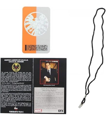 Amazon.com: Marvel Agents of S.H.I.E.L.D. Badge ID Card Replica