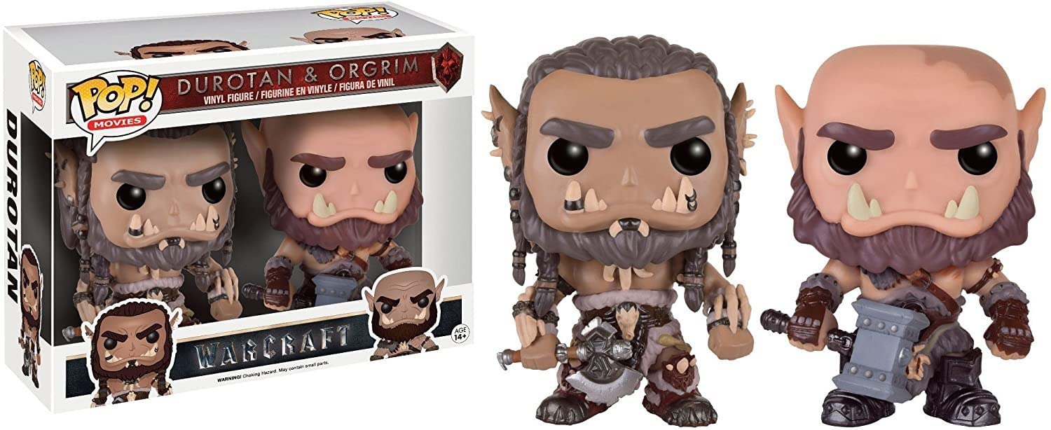 Pop! Movies Warcraft Durotan & Orgrim Exclusive Figure Pack