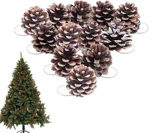 Pigne Decorazioni Natalizie.Milopon 45 Pigne D Abete Per Decorazioni Natalizie Coni Di Pino Minuteria Per Decorare L Albero Di Natale Ornamenti Per Home Decor Bianco 4cm Amazon It Casa E Cucina