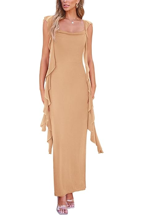 Vestido Largo Mujer Noche Vestido Largo De Verano Mujer Tirantes