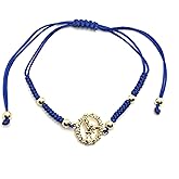 Saint Michael bracelet, Archangel Michael bracelet, San Miguel Bracelet, Catholic Bracelet, Religious bracelet, Blue bracelet, delicate bracelet, women bracelet, San Miguel pulsera.