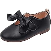 Kids Fashion Bowknot Leather Shoes Soft Sole Comfortable Ballet Dance Shoes for Girls Toddlers Soft Soled Dance Shoes