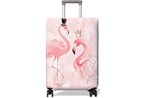 PtRug Travel Luggage Cover Suitcase Protector Fits 18-32 Inch Luggage Wheel Covers Patterned Travel Related Items Flower Luggage Protector Elastic Luggage Anti-scratch Suitcase Cover L