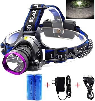 lampara recargable 5000 lumen de cabeza