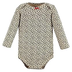 Hudson Baby Unisex Bodysuits Cotton Long-Sleeve