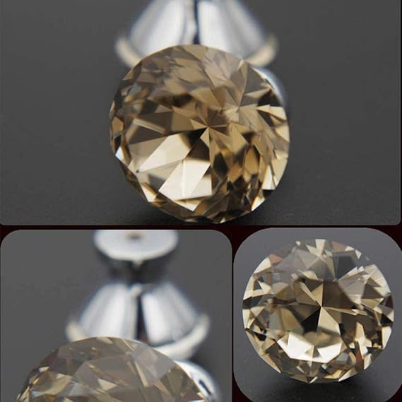 Perillas de gabinete 20 Piezas Tirador de Cristal Tirador de Vidrio