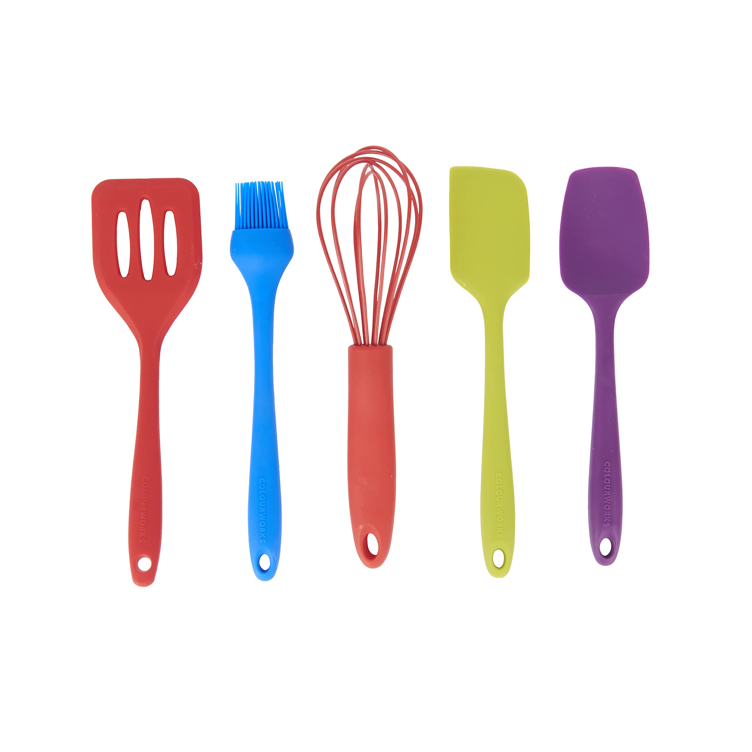 Colourworks Kitchen Utensils, Silicone, Red, Small