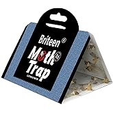 10 Pack Pantry Moth Traps Safe and Effective for Food and Clothing- Glue Traps with Pheromones for Wool Closet Carpet Food and Cupboard