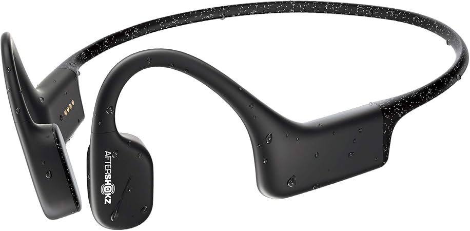 Amazon Com Aftershokz Xtrainerz Bone Conduction Mp3 Swimming Headphones Black Diamond Electronics
