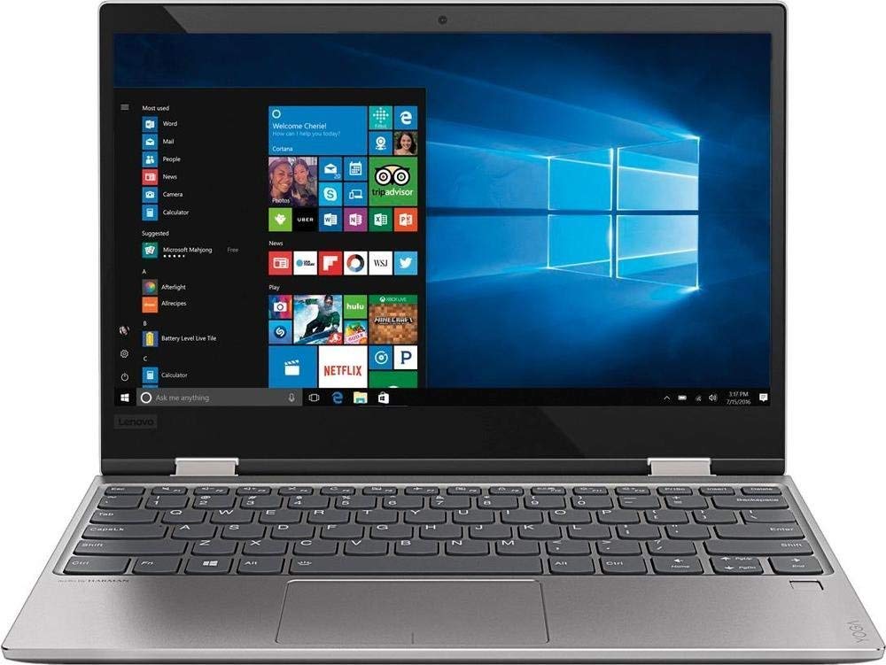 Lenovo Yoga 720 12.5" Full HD Touch-Screen Premium Laptop, Intel Core i3-7100u, 4GB DDR4, 128GB SSD, 802.11ac, Bluetooth, Win 10 – Platinum Silver