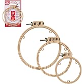 Morgan Embroidery Hoop Lap Stand | 7"/10"/14" No-Slip Portable Embroidery Hoop Holder | Lightweight Circle Design for Sewing Crafters Punch Needle Cross Stitch, Needlepoint, Arts &amp; Craft | Made in USA