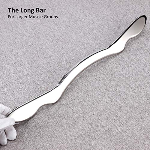 Professional Set of 6 Pcs Medical Grade Stainless Steel Gua Sha Scraping Massage Tools, Myofascial Release Kit for Soft… - Image 4