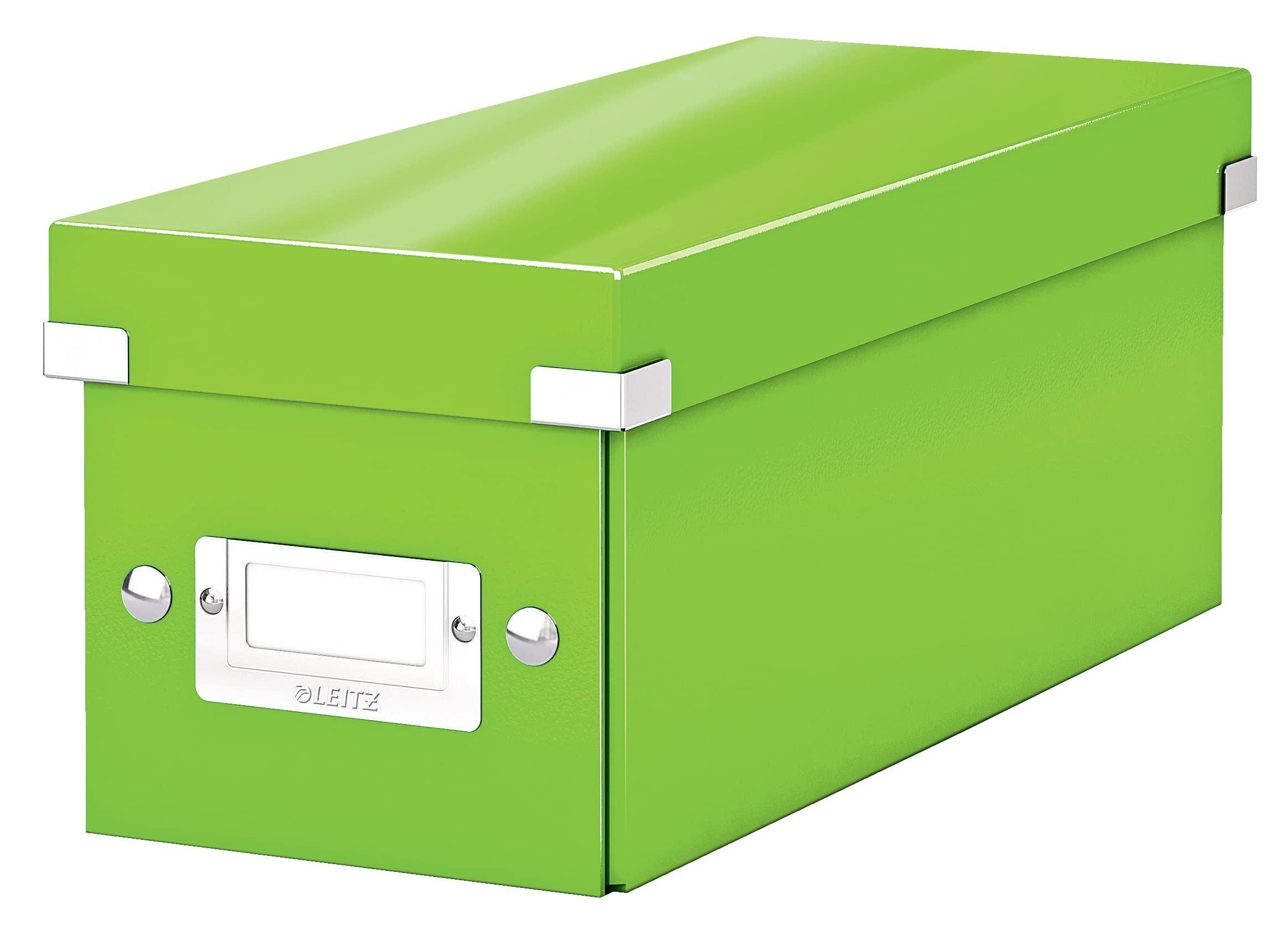 Leitz 60410054 CD Storage Box, Click and Store Range, Green