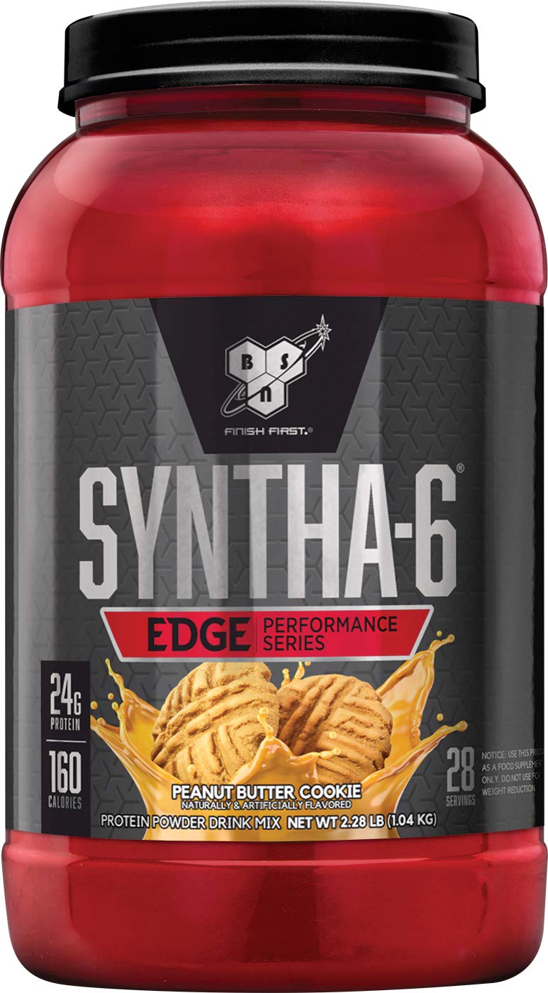 BSN SYNTHA6 EDGE Whey Protein Powder, Hydrolyzed Whey, Micellar Casein, Milk