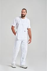 Portwest S810 Men’s Painters Overalls Cotton Dungarees White L view 3