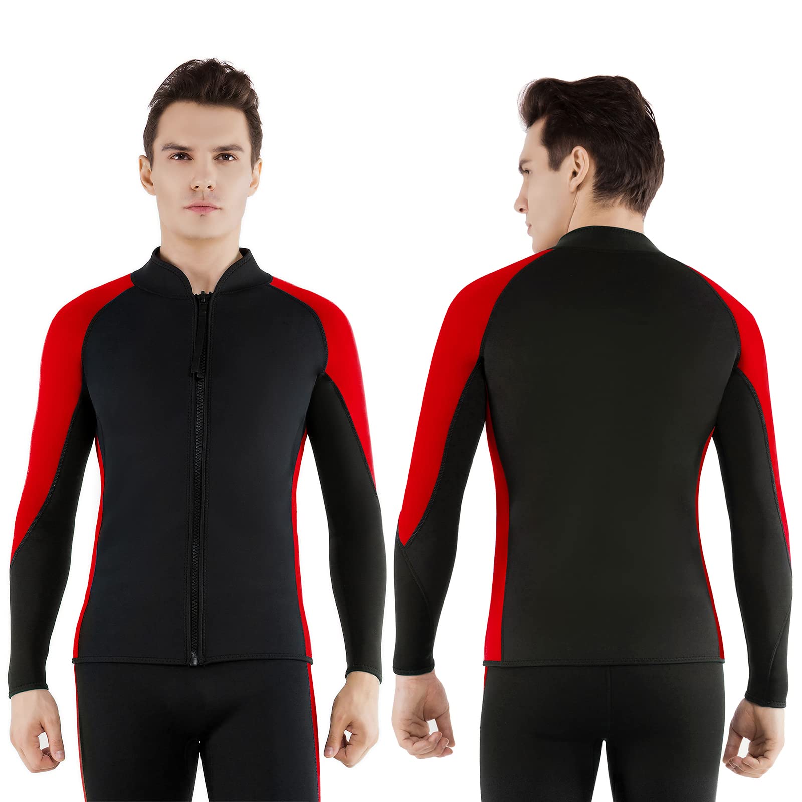 FLEXEL Wetsuit Top Jacket Women Men, 2mm Neoprene