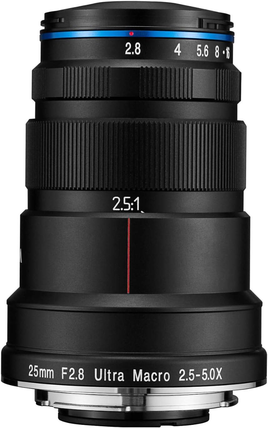 Laowa 25mm f/2.8 2.5-5X Ultra Macro Lens for Canon EF