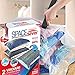 2 Pack Jumbo Vacuum Storage Bags for Comforters, Blankets & Clothes – Jumbo Vacuum Sealed Compression Bags with Hand Pump – Space Saver Storage Bags for Bedding, Moving, Travel & Organization