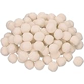 MECCANIXITY Pom Felt Balls Felting Fabric 1cm 10mm Nude for Home Crafts Project DIY Pack of 100