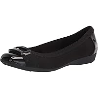 Amazon.com | Blondo Women's Jannet Ballet Flat, Black Nubuck, 6