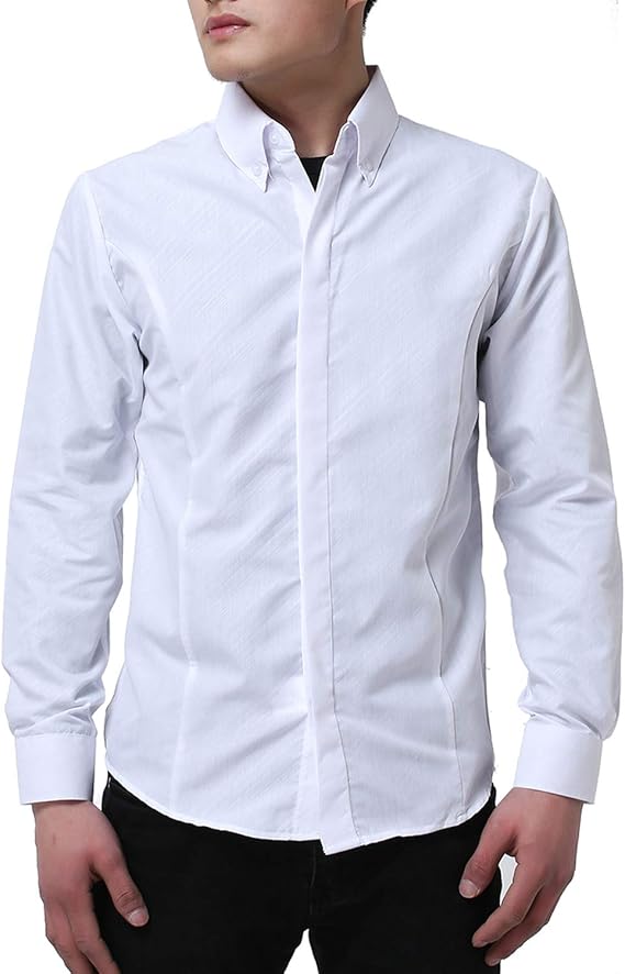 Amazon Ts Rd Ug シャツ メンズ 長袖 ワイシャツ スリム ドレス