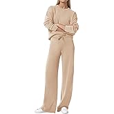 COCOMARTS Womens 2 Piece Lounge Sets Wide Leg Tracksuit Casual Sweatsuits Matching Set 2025 Fall Clothes Trendy Outfits