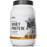 Levels Grass Fed Whey Protein Powder, No Artificials, 24G of Protein, Vanilla Cinnamon, 2LB