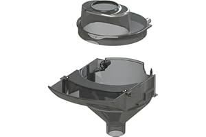 Baby Brezza Formula Pro Advanced & Formula Pro Advanced WiFi Replacement Funnel & Cover, Grey