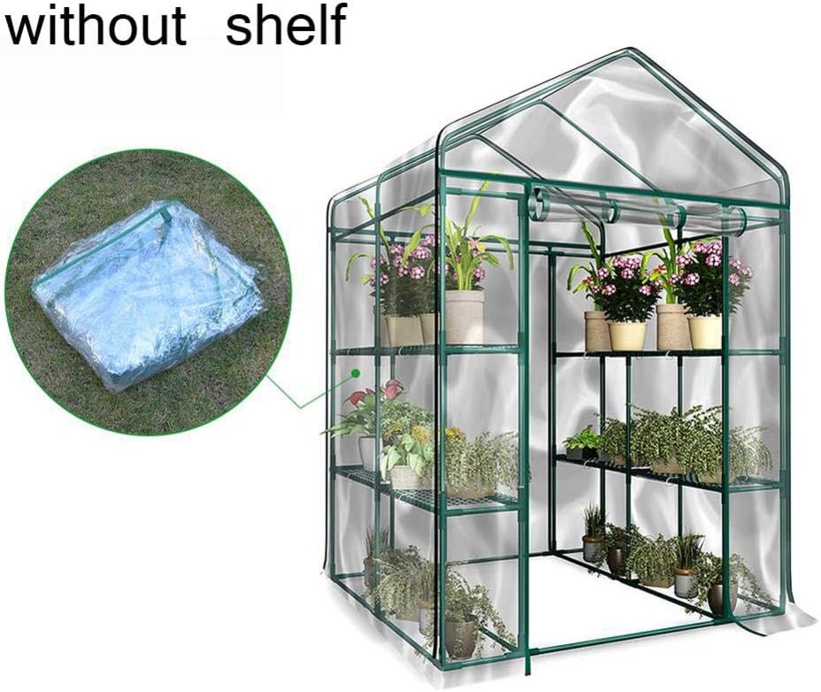 Glossrise Plant Greenhouse Cover, Mini Greenhouse Warm Clear PVC Cover Tiers
