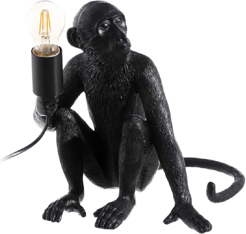 Monkey table lamp 31 cm
