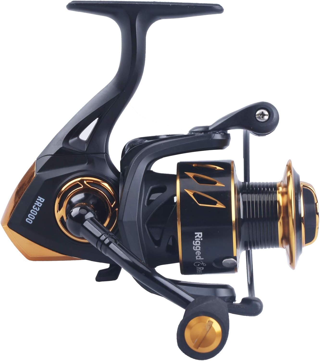 Rigged and Ready RR 3000 Fishing Reel Strong & Durable Salt Protected Reel for Spin Bait Carp & LRF Fishing 5.2.1 Ratio 4+1 Bearing Spare Spool & Soft Reel Bag