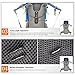 MOUNTAINTOP 70L Internal Frame Backpack Camping Backpacking Hiking Backpack for Men Women with Rain Cover,Sky Blue