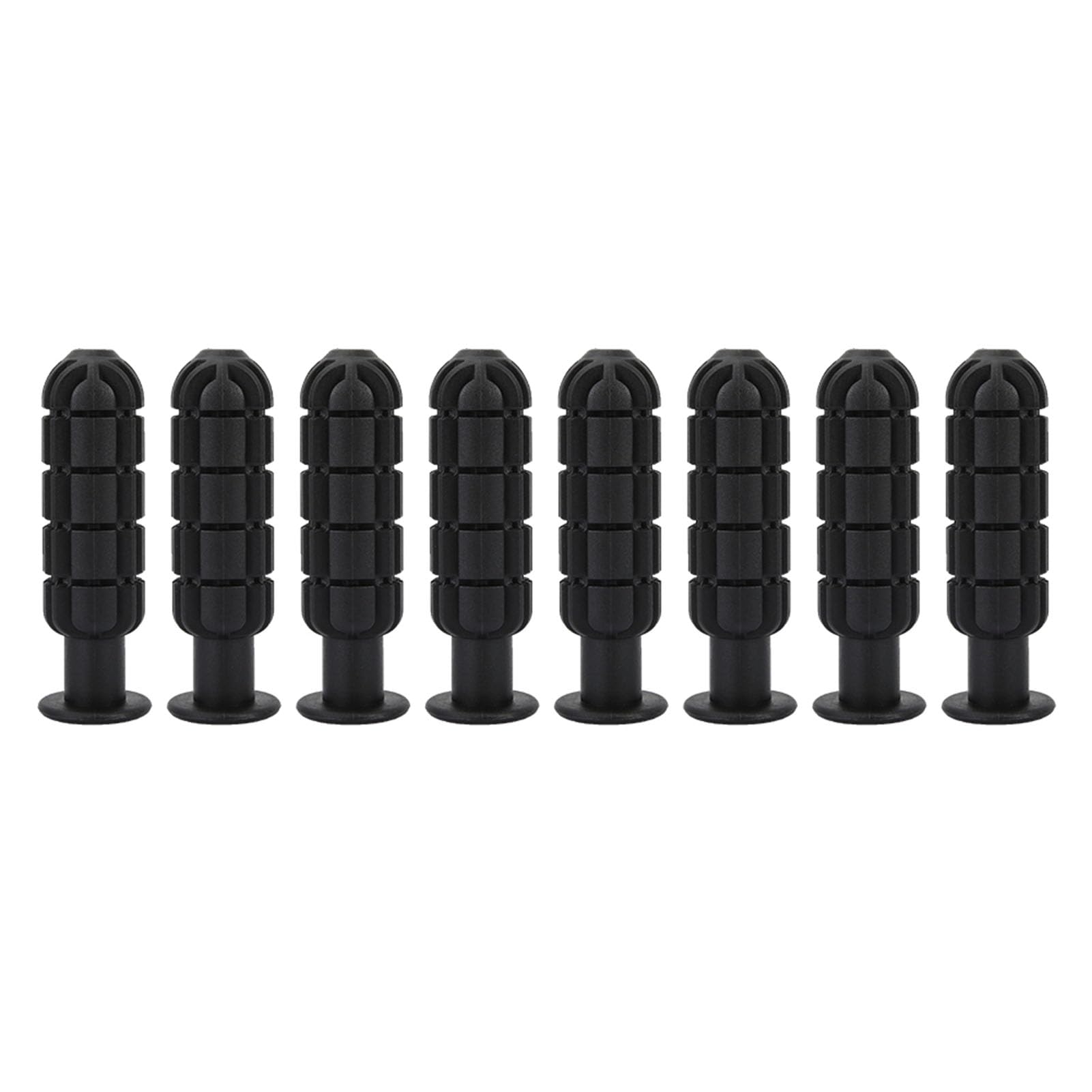 Yosoo Health Gear 8PCS Table Football Replacement Handles, Foosball Table Parts, Black Plastic Foosball Grips for 0.5inch Foosball Rods, Football Table Spares