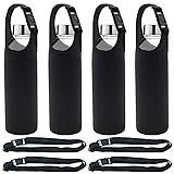 DanziX 4 Pack Water Bottle Carrier, Neoprene Sleeve