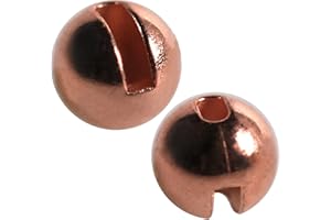 Temorah 35 Colors 2.0-6.4mm Slotted Tungsten Beads for Fly Tying