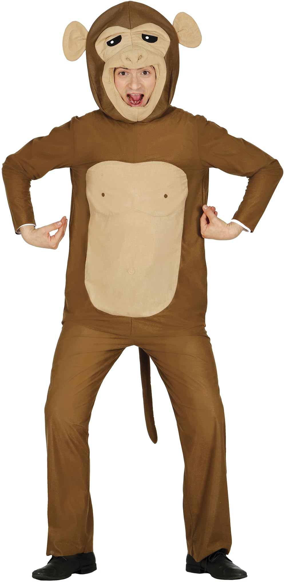 FIESTAS GUIRCA Macaque Monkey Costume for adults