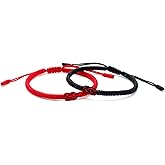 LAMIBEE Infinity Love Multicolor Bracelet for Men Women, Tibetan Lucky Amulet Knot Bracelet, Woven Thread String for Friend and Couple, Peace and Protection