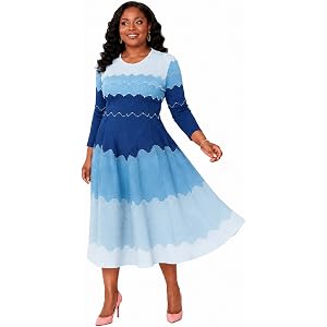 Bounce Dresses for Women Church, Elegance Pearl Midi Dress for Party, Fashion Church Outfit, One Size