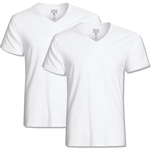 Gordon Spector Men's 2-Pack Premium Cotton Stretch Crew Neck T
