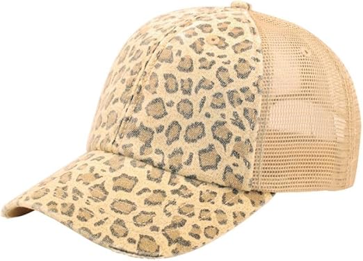 leopard baseball caps