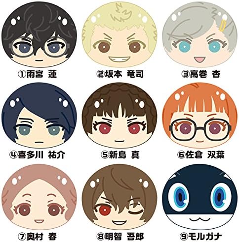 [AmiAmi Exclusive Bonus] Persona 5 The Animation - Omanjuu Niginigi Mascot 9Pack Box